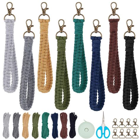 Macrame keychain diy