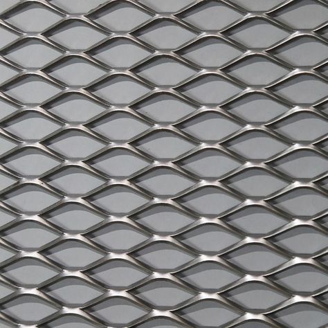 Expanded metal is often referred to as diamond punched, stretched metal or security mesh. Due to its method of manufacture, expanded metal is one of the most economical steel mesh, or grating material, on the market. It is commonly used to guard entry to an area or object or as a barrier, but still allow the free passing of liquids and gases. Expanded Metal Mesh, Civil Construction, Expanded Metal, Wire Drawing, Steel Sheet, Metal Sheet, Wire Mesh, Metal Mesh, Mesh Material