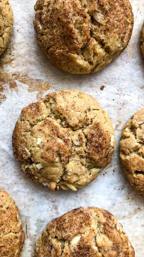 Chai Spiced Almond Cookies - Fufu's Kitchen Layali Lubnan, Chai Cookies, Lotus Cookies, Semolina Pudding, Chai Spices, Almond Tea, Spiced Almonds, Walnut Cookies, Tea Cookies