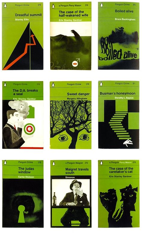 Books With Green Covers, Penguin Classic Book Covers, Book Cover Series Design, Book Cover Illustration Art, 60s Book Covers, Green Book Cover, Book Cover Series, Book Series Covers, Penguin Book Covers