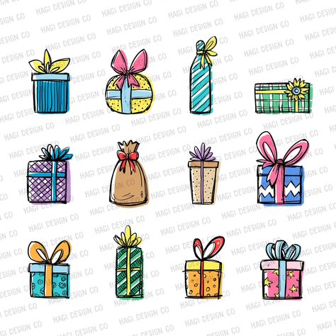 "Sketch Gifts Clipart, Christmas Present Drawing, Hand Drawn Gift Box with Tied Bow, Christmas Decoration, Birthday Gifts Clip Arts, Illustration, Pencil Drawing, Package Designs, Christmas Graphics, Birthday Graphic Designs, Holiday Download, Gift Boxes Download, Doodle Cliparts, Doodles Graphic, Holiday Graphics, Event Clipart, Party Cliparts Instant Download: After your purchase is complete, Etsy will send you a link to download your purchased file(s). - NOTE: You WILL NOT receive any physica Gift Box Art Drawing, How To Draw A Present Easy, How To Draw Gift Boxes, Cute Christmas Designs To Draw, Easy Present Drawing, Christmas Present Drawing Easy, Present Drawing Christmas, Christmas Presents Clipart, Presents Drawing Christmas