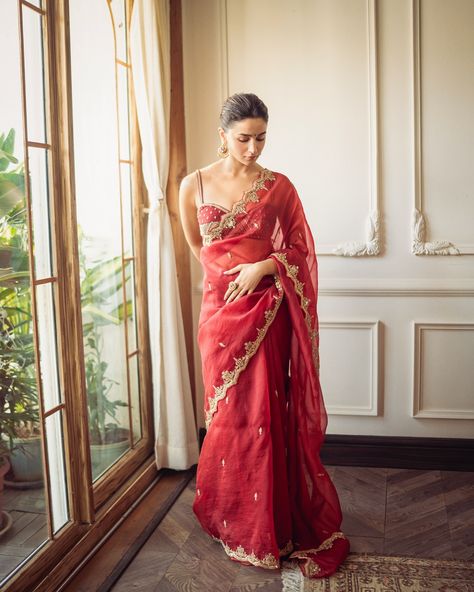 Priyanka Kapadia Badani | 🌹 AB in a gorgeous @toraniofficial saree and @amrapalijewels 📸 @_psudo_ Makeup @puneetbsaini Hair @amitthakur_hair Style… | Instagram Indian Fits, Fashionable Saree, Latest Bridal Lehenga, Simple Saree Designs, Diwali Outfits, Eternal Beauty, Classy Outfits For Women, Fancy Sarees Party Wear, Indian Dresses Traditional