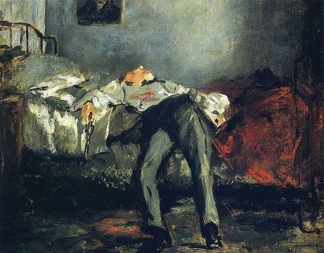 Edouard Manet, A Man, Bed