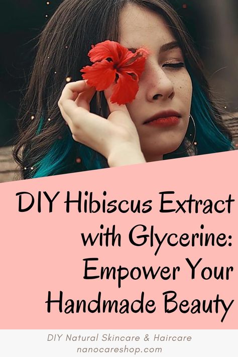 Introducing a natural way to enhance your handmade beauty products – DIY Hibiscus Extract with Glycerine. In this article, we show step-by-step how to make hibiscus extract using the vibrant goodness of hibiscus flowers and the moisturizing benefits of glycerine. The extract can be incorporated into body scrubs, creams, soaps, serums, and more. Hibiscus Oil Diy, Diy Hibiscus Face Serum, Diy Hibiscus Hair Oil, Hibiscus Tincture, Beauty Products Diy, Indian Beauty Secrets, Face Cream Diy, Herbal Cosmetics, Hibiscus Extract