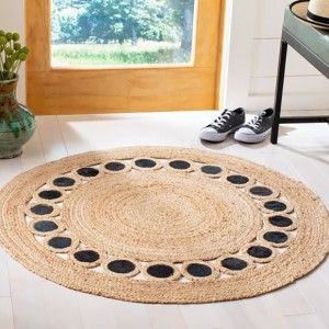 Need Floor Coverings? We've Got The Rugs For You. Antique Farmhouse Circle Jute Rug, Round Table Rug, Braided Rug Living Room, Round Rag Rug, Warm Rug, Cheap Rug, Redecorating My Room, Living Room Rug Modern, Balcony Rug