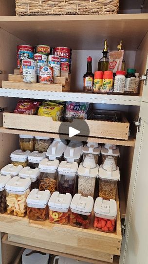 75K views · 863 reactions | These pull out drawers are a game changer. If you have a small pantry these a must have. Happy with how it looks. 

If you need links, comment PANTRY below .

#smallpantryorganization #smallpantry #pantryorganization #pantrymakeover #kitchencabinetorganization #kitchenorganizationtips #smallkitchensolutions | tashdesignsca | Tony Ann · ICARUS (Orchestral Version) Small Pantry Pull Out Drawers, Organizing Pull Out Pantry Drawers, Pull Out Drawer Pantry Organization, Pantry Pull Out Drawers, Small Kitchen Solutions, Small Pantry Organization, Pull Out Pantry, Pantry Makeover, Small Pantry