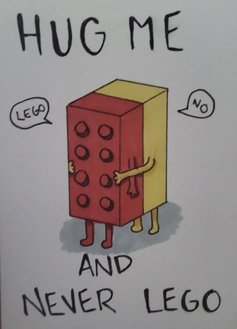 For Him Diy, Hug Me And Never Lego, I Love You Artwork, Hugging Drawing, 365 Jar, Punny Cards, Love Humor, Too Much Sugar, Creative Birthday Cards