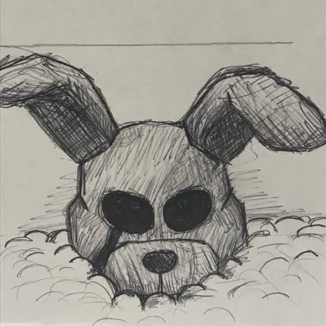 Fnaf Drawing Springtrap, Fnaf Small Drawings, Fnaf Sketches Springtrap, Five Nights At Freddy's Sketch, Bonnie Fnaf Sketch, Freddy Drawings Fnaf, Fnaf Drawings Sketches Foxy, Springtrap Drawings Sketches, Fnaf How To Draw