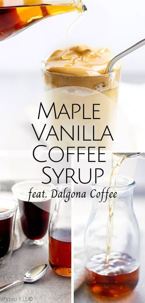 Healthy Vanilla Syrup For Coffee, Coffee Flavor Syrup Recipe, Homemade Healthy Coffee Syrup, Fall Coffee Syrup Recipe, Flavored Coffee Syrup Recipes, Simple Syrups For Coffee, Homemade Syrups For Coffee, Homemade Syrup For Coffee, Simple Syrup Recipe For Coffee