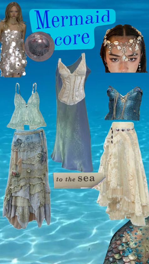 What other aesthetic should I do#mermaidcore ￼￼#mermaidcoreaesthetic #mermaidcoreoutfit #mermaidcoreinspo #mermaidcoredress #sirencore #bluewater #water ￼#watercolor #waterparks #mermaidaesthetic #mermaidaestheticwallpaper ￼￼￼￼ Sirencore Outfits, Other Aesthetic, Water Watercolor, Ocean Girl, Mermaid Aesthetic, Halloween Inspo, + Core + Aesthetic, Fairy Grunge, Polyvore Outfits