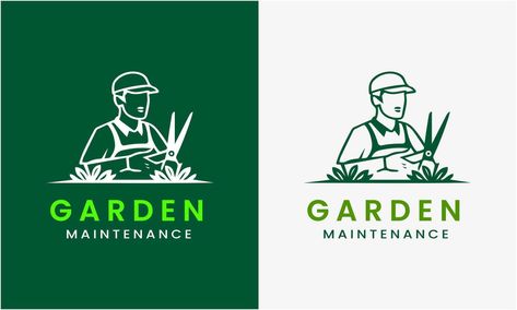 Gardener green tree leaf logo design icon sample Lawn care, farmer, lawn service Garden Logo Design Ideas, Gardener Logo, Lawn Care Logo Ideas, Farmer Logo Design Ideas, Lawn Mowing Logo, Lawn Care Shirt Designs, Lawn Care Logo, Lawn Service, Leaf Logo