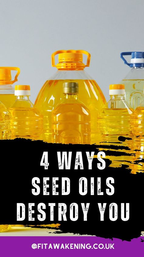 seed oils dangers No Seed Oil Diet, No Seed Oil Recipes, Anti Vegan, Seed Oils, Carnivore Diet, Diet Guide, Oil Recipes, Fitness Lifestyle, You Fitness