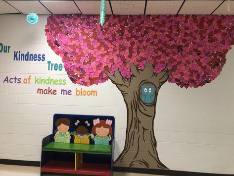 Kindness Tree, Leader In Me, Act Of Kindness, 2nd Grade Reading, School House, Random Acts Of Kindness, Social Work, 2nd Grade, A Heart