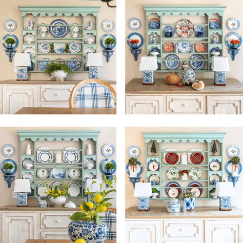 Decorative Plate Display Ideas, Plate Display Ideas, Plate Display Rack, Plate Collage, Plate Rack Wall, Plate Rack, Plate Hangers, Room Refresh, Plate Racks