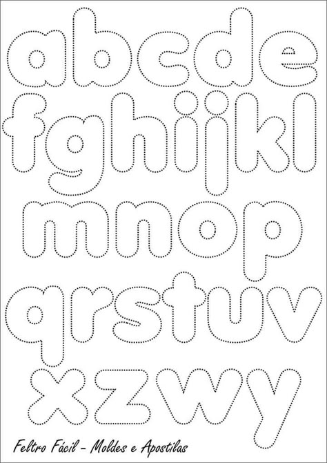 Compartido con Dropbox Felt Templates, Alphabet Templates, Desain Quilling, Alfabet Letters, Alphabet Stencils, Felt Letters, Felt Pattern, Bubble Letters, Felt Patterns