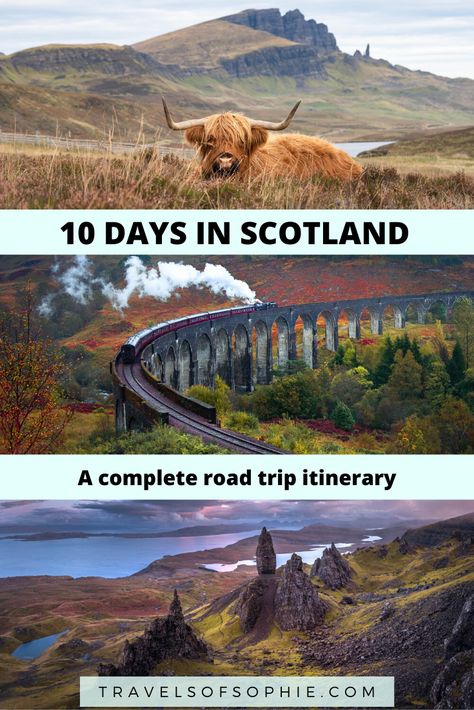 Scotland Road Trip Itinerary, 10 Day Scotland Itinerary, Summer In Scotland, Scotland Itinerary, Vacation Greece, Scotland Vacation, Scotland Road Trip, Scotland Trip, Travel Scotland