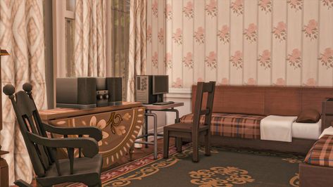 Sims 4 interior Eastern European Apartment Building, Sims 4 Eastern European Cc, Eastern European Apartment, Apartment Sims 4, European Apartment, Sims Building, New Mods, Ukrainian Flag, Eastern European