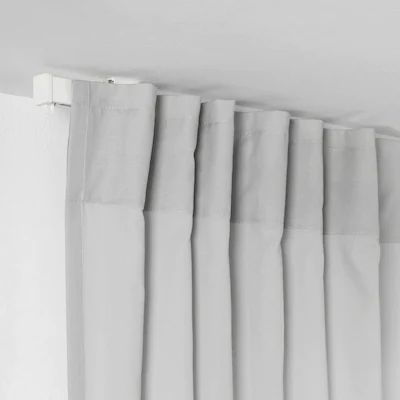 Curtains To Go, Curtain Track System, Ceiling Curtain Track, Ceiling Curtains, Ikea Website, Ikea Curtains, Modern Shower Curtains, Curtain Rails, Curtain Track