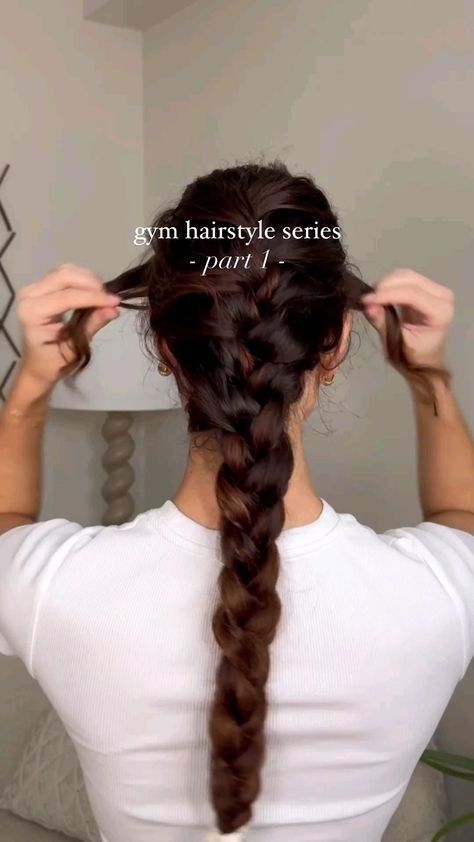 1 French Braid, How To French Braid, Magic Serum, Gym Hairstyles, French Braid, New Series, Beauty Tips, Inside Out, Hairstyles