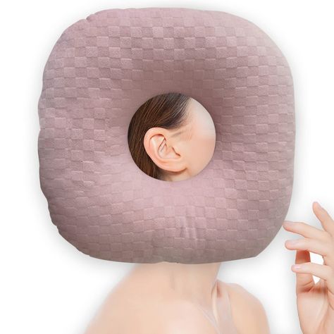 Piercing Pillow, Ear Surgery, Ear Pressure, Donut Pillow, Side Sleeping, Cervical Pillows, Side Sleeper Pillow, Side Sleeper, Ear Plugs