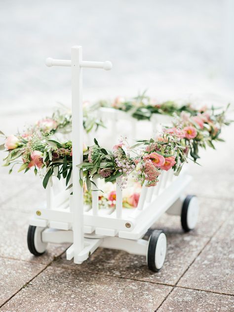 Carriage For Wedding, Flower Girl Wagon, Wedding Wagon, Wagon For Wedding, Baby Trolley, Wedding Carriage, Wedding Renewal Vows, Wedding Venue Decorations