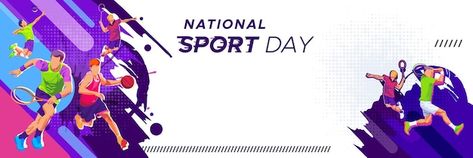 Sports Day Banner Design, Sports Background Design, Sports Day Banner, Banner Background Design, Volleyball Background, Volleyball Backgrounds, National Sports Day, Olympic Theme, Sports Meet