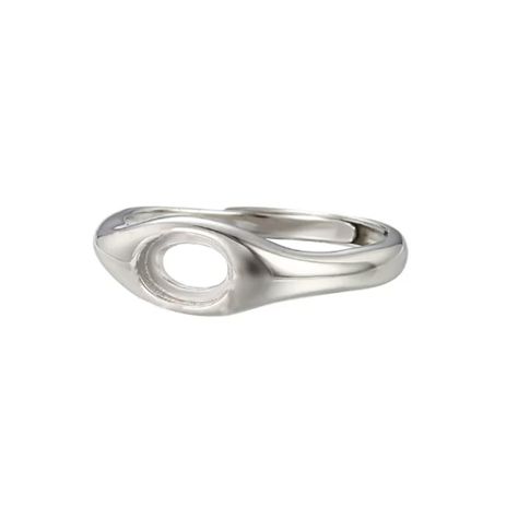 PRICES MAY VARY. High-Quality Material: High Quality 925 Sterling Silver. Nickel-free, lead-free through checking strictly. High quality, long lasting finish and high gloss. Which are sturdy and durable, and will not easy to break or tarnish, thus can be used for a long time. SIZE: This ring base can fit 4X6mm oval cabochon. The unique ring design is also a fashion element, great for your ring creations. (Quantity:1 Piece Ring Base ,the gemstones in the photo is just for ILLUSTRATIONS.) Adjustab Cheap Ring, Fine Jewelry Sterling Silver Ring With Oval Cabochon, Artisan Silver Oval Cabochon Rings, Sterling Silver Oval Cabochon Ring, Silver Oval Cabochon Rings For Gifts, Sterling Silver Oval Opal Cabochon Ring, Unique Sterling Silver Jewelry, Unique Ring Designs, Diy Rings