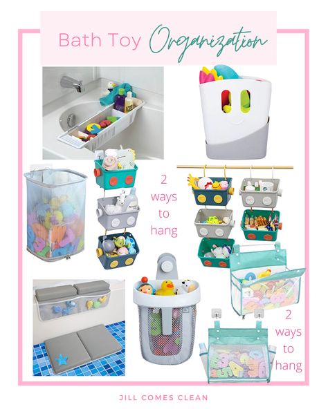 Shower Toys Organization, Shower Toy Storage, Tub Toy Storage Ideas, Bath Tub Toy Storage Ideas, Bathtub Toy Storage Ideas, Bath Tub Organization Ideas, Bath Toy Storage Ideas, Bathroom Toy Storage Ideas, Kid Toy Organization