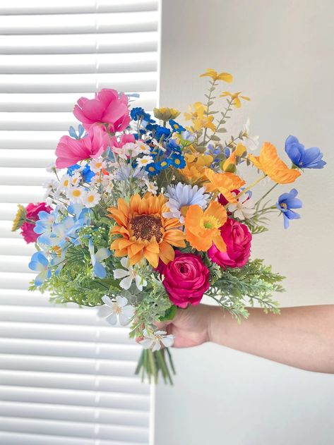 Wildflowers Bouquet ,colorful Wedding Bouquet ,sunflower Bouquet ,spring Summer Wedding ,boho Bouquets , Bridal Bridesmaids Bouquet - Etsy Boho Bouquets, Wildflowers Bouquet, Wildflower Bridal Bouquets, Bouquet Sunflower, Bouquet Colorful, Gamer Wedding, Wildflower Wedding Bouquet, Colorful Wedding Bouquet, Spring Wedding Bouquets