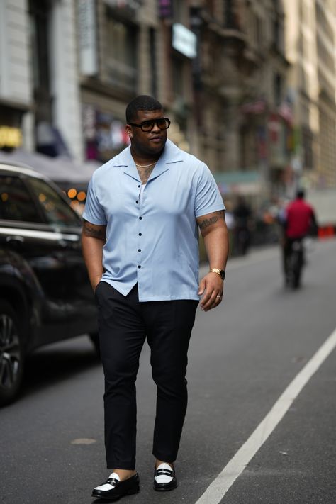 Date Night Outfit Big And Tall Men, Old Money Outfits Men Plus Size, Men’s Date Night Outfit Plus Size, Men’s Fashion For Bigger Guys, Big And Tall Fashion For Men Summer, Big And Tall Men’s Fashion, Big Men Style, Big And Tall Fashion For Men, Classic Chic Outfits