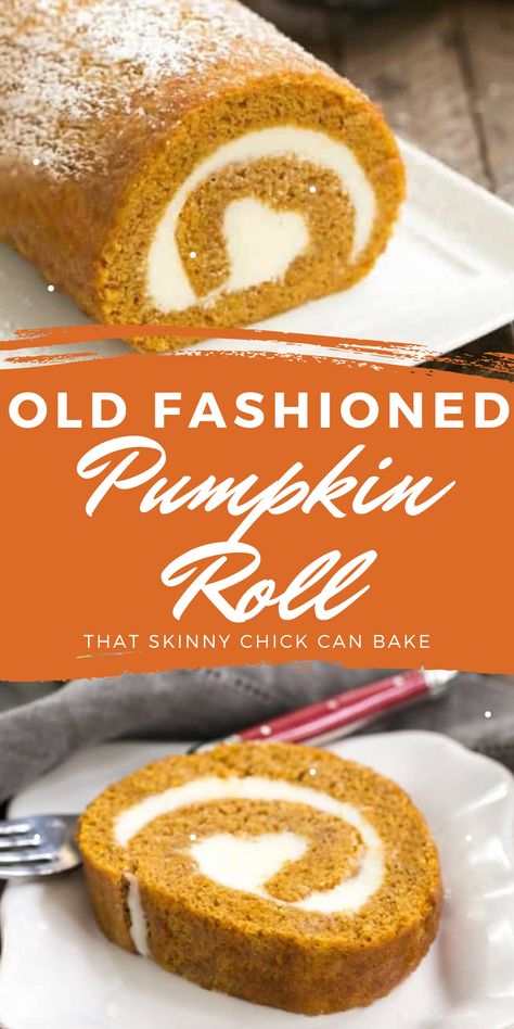 Easy Pumpkin Roll Recipe, Pumpkin Cake Filling, Easy Pumpkin Roll, Kersfees Idees, Pumpkin Roll Recipe, Roll Cake Recipe, Pumpkin Rolls, Pumpkin Roll Cake, Pumpkin Rolls Recipe