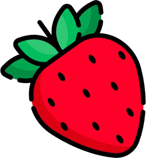 How To Draw A Strawberry In (9) Easy Steps For Kids Easy Fruits Drawing For Kids, How To Draw A Fruit, Fruit Drawings Easy, Fruits Drawing Easy, Fruits Drawing For Kids, Easy Fruit Drawing, Draw A Strawberry, Food Drawing Easy, Drawing Strawberry