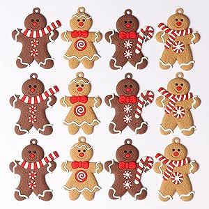 Doneace Christmas Ornaments Gingerbread Man Ornaments for Christmas Tree Decorations 12PCS Gingerman Hanging Christmas Tree Ornaments for Christmas Craft Supplies Holiday Decor Gingerbread Man Ornaments, Ornaments For Christmas Tree, Ornaments For Christmas, Christmas Craft Supplies, Country Christmas Decorations, Hanging Christmas Tree, Country Christmas, Christmas Craft, Gingerbread Man