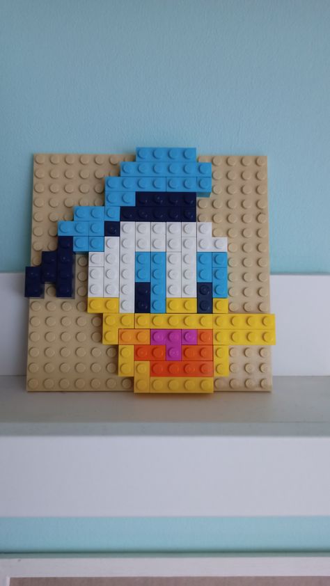 Lego Wall Art Diy, Lego Dots Pattern, Lego Pixel Art, Lego Wall Art, Lego Diy Crafts, Easy Lego Creations, Lego Mosaic, Lego Challenge, Lego Wall