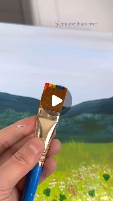 How To Paint A Rainbow, Easy Rainbow Painting, Painting A Rainbow, Painted Rainbow, Rainbow Painting, Acrylic Painting Tutorials, Painting Tutorials, Crafts Projects, Rock Crafts