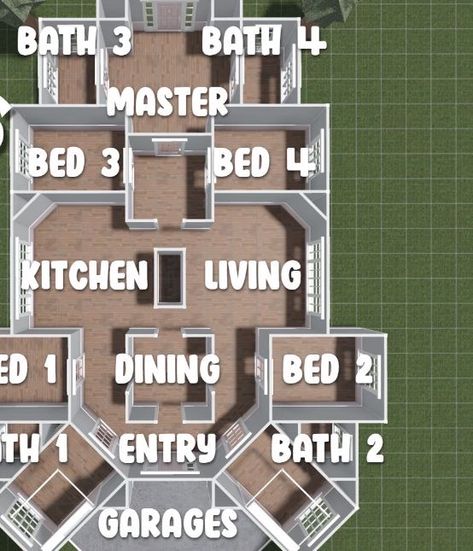 Bloxburg Home Layout 1 Story Big, Bloxburg House Layouts 1 Story With Measurements, Bloxburg House Layouts 1 Story Blueprint, Bloxburg House Layout 1 Story, House Layout 1 Story, Bloxburg Ideas For Empty Space, 1 Story Bloxburg House Layout, Bloxburg Blueprints 1 Story, 1 Story House Plans Bloxburg