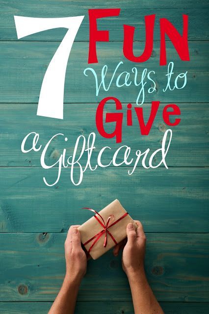 7 Fun Ways to Give a Gift Card #Christmas #Gift #GiftIdea #GiftCard #ChristmasPresentalls | A Gift for the Person Who Has Everything Small Gift With Gift Card, Gift Card Packing Ideas, Gift Certificate Presentation Ideas, Cute Ways To Wrap Gift Cards For Christmas, Hobby Lobby Gift Card Ideas, Gift Wrap A Gift Card, Gift Card Note Ideas, How To Gift A Gift Card Christmas, Ways To Give Gift Cards Birthday