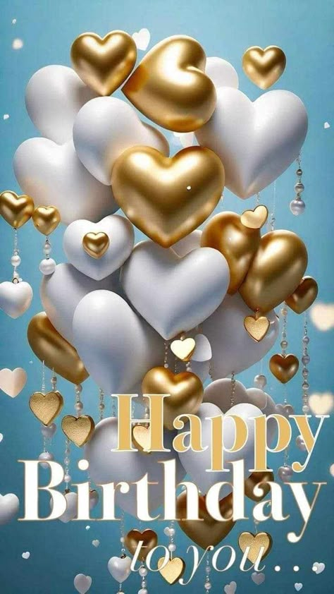 White Heart Balloons, Birthday Photo Frames, Happy Birthday Wishes Pics, Happy Birthday Wishes Messages, Birthday Wishes Pics, Birthday Greetings Friend, Birthday Wishes Flowers, Birthday Wishes Greetings, Happy Birthday Wishes Photos