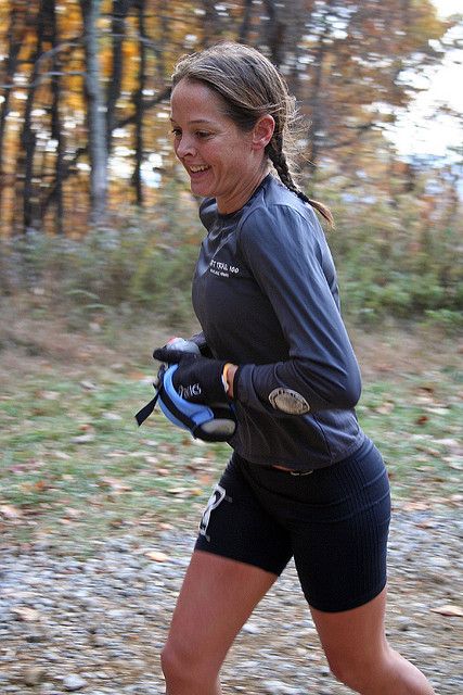 Jenn Shelton.  "That's what I love - just being a barbarian and running through the woods" Running Through The Woods, Good Running Shoes, Running Girls, Mountain Running, Outdoor Kit, The Great Race, Run Like A Girl, Ultra Running, Marathon Training Plan