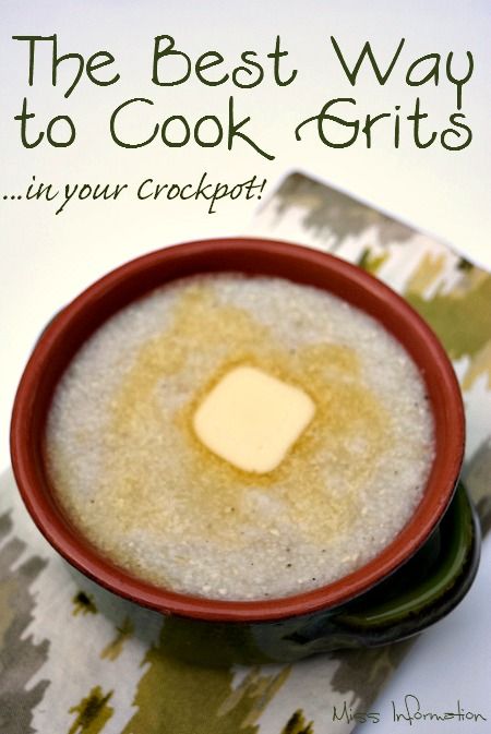 Grits In The Crockpot, Quick Grits In Crockpot, Grits In Crockpot Slow Cooker, Grits In Crockpot, Slow Cooker Grits, Crockpot Grits, Breakfast Casserole Crockpot, Grits Recipes, Casserole Crockpot