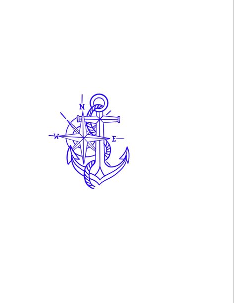 Minimal Nautical Tattoo, Small Navy Tattoo, Navy Inspired Tattoo, Mens Small Arm Tattoo Ideas, Navy Tattoos Female, Small Nautical Tattoo For Women, Anchor Tattoo For Men Small, Us Navy Tattoos For Women, Compass And Anchor Tattoo Design