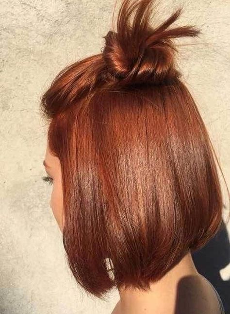 Trend Hair Color, Color Ideas For Short Hair, Copper Balayage, Latest Hair Color, Ideas For Short Hair, Ginger Hair Color, Balayage Blonde, Short Hair Trends, Copper Hair Color