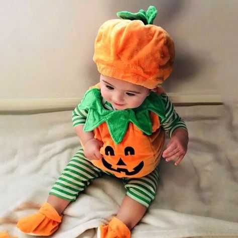 Unique Kids Halloween Costume, Cute Dog Halloween Costumes, Funny Baby Costumes, Pumpkin Suit, Baby Pumpkin Costume, Costumes For Teenage Girl, Toddler Girl Halloween, Baby Pumpkin