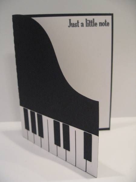 Piano Card, Best Birthday, Ideas Aniversario, Musical Cards, Birthday Boyfriend, Funny Ideas, Cool Paper Crafts, Piano Keys, Awesome Quotes