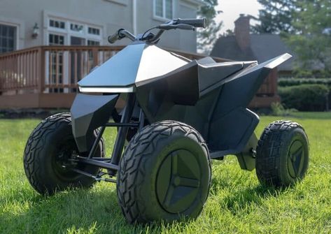 Tesla CyberQuad for Kids Tesla Cyberquad, Youth Atv, Tesla Car, Tesla S, Seat Design, Ride On Toys, Vehicle Design, Led Light Bars, Led Headlights