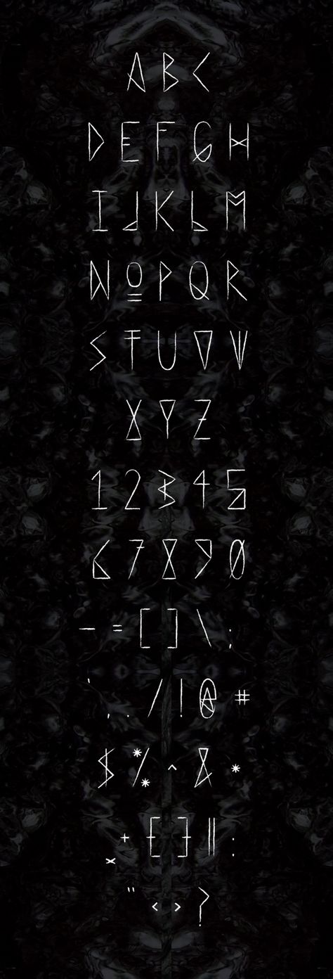 Love this style. It looks like the letters carved on ancient runes, gives it a magical feel with a hint of Dark Gothic action. How can I say no~ Free Typography, Letras Cool, Fonts Inspiration, Ancient Runes, M Tattoos, Journal Fonts, Writing Fonts, Type Of Writing, Graphic Inspiration