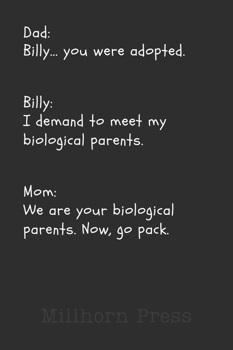 Brighten your day with our classic, pun-filled dad jokes! Perfect for a good chuckle or an eye-rolling groan. Share the laughter and enjoy these timeless dad jokes with your family and friends. Remember, a dad joke a day keeps the boredom away! #millhornpress #dadjoke #dadjokes #puns #pun #funny #dadjokesfordays #jokes #punny #joke #dadjokesdaily #punsfordays #memes #humor #badjokes #meme #badpuns #punterest #punsworld #funnymemes #lol #badpun #punsarefun #punsforlife #dad #dadlife Bad Dad Jokes Hilarious Funny, Dark Humorous Jokes, Bad Dad Jokes, Cheesy Quotes, Dad Jokes Funny, Bad Puns, Joke Of The Day, Bad Jokes, Jokes Funny