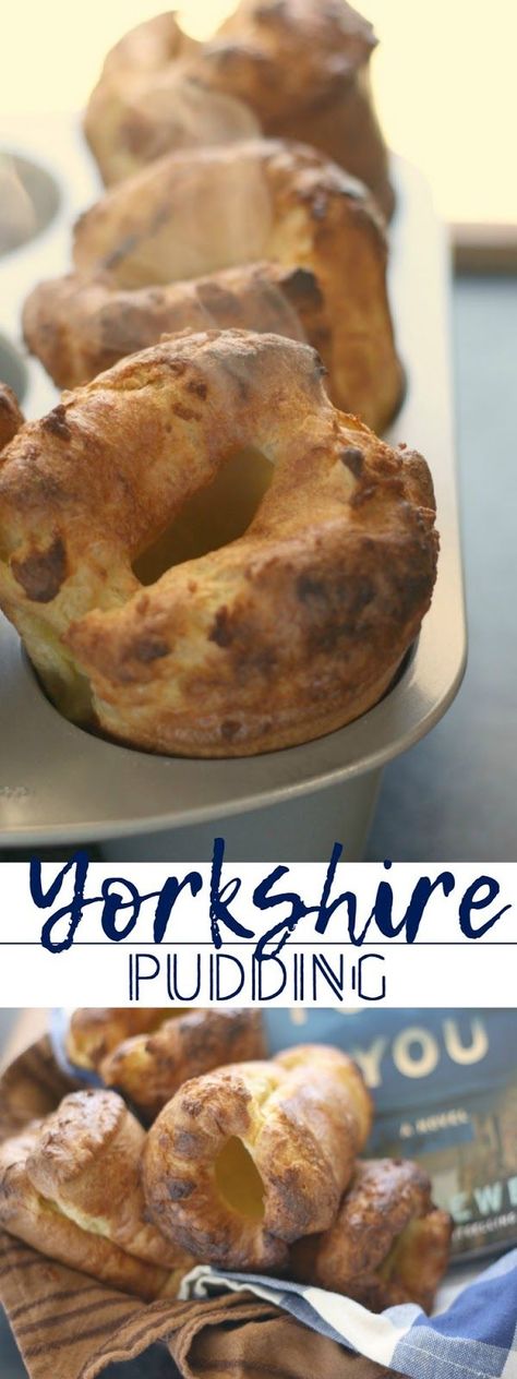 Yorkshire Pudding | I Found You Easy Yorkshire Pudding Recipe, Pancake Bread, Savoury Bread, Easy Pudding, Sunday Roast Dinner, Yorkshire Pudding Recipes, Blueberry Pancake, Yorkshire Puddings, Tea Biscuits