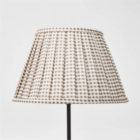 Brand New & Ready To Ship Lovely Plaid Lamp Shade The Studio Mcgee Lamp Shown In The Photographs Is Also Available. Please Message Me, If Interested, To Combine Shipping. Thank You! Gingham Pleated Lamp Shade From Threshold Designed With Studio Mcgee. Gingham Pleated Lamp Shade Drum Shape Compatible With Small Lamp Bases Cotton-Blend Fabric Shade Dimensions: 8.5” (H) X 7.5” (W-Top) X 13” (W-Bottom) This Brown And White Lamp Shade Features A Drum Shape And A Gingham Pleated Design For A Beautiful Studio Mcgee Lamp, Plaid Lamp Shade, Pleated Lamp Shade, Pleated Lamp, Pleated Lamp Shades, Linen Lamp Shades, Globe String Lights, Round Throw Pillows, Small Lamp