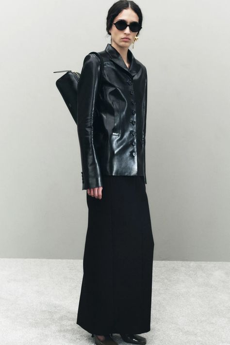 Khaite Resort 2025 Collection | Vogue Resort 2025, Business Fashion, Fashion News, Winter Fashion, Fashion Show, Ready To Wear, Lookbook, Fashion Inspo, Leather Jacket